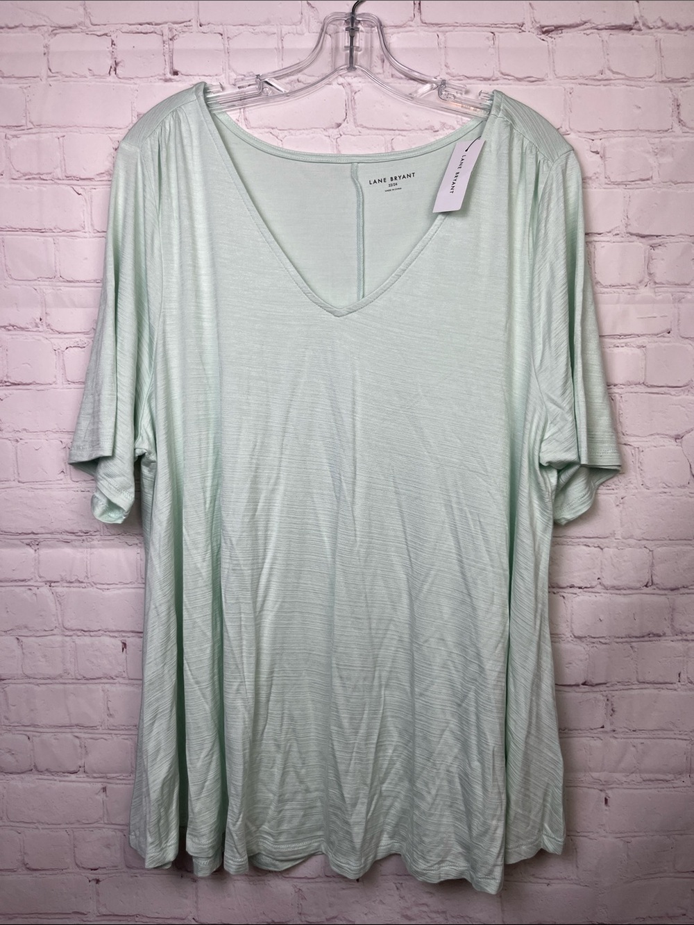 Lane Bryant Mint Short Sleeve Tee